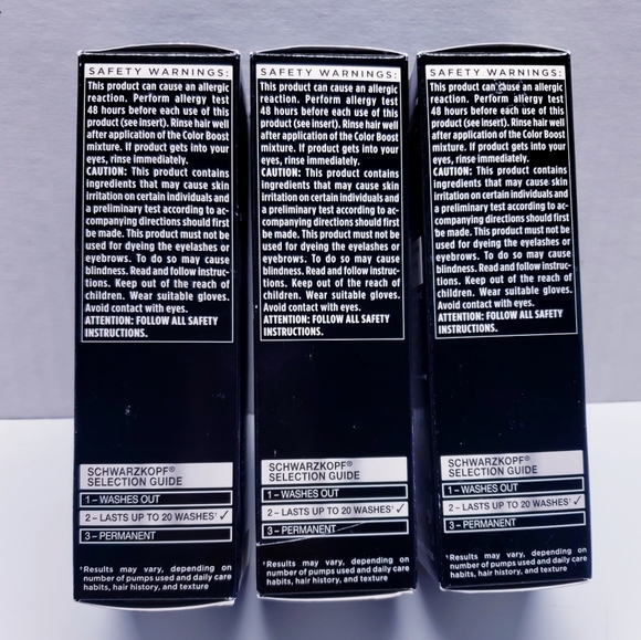 Schwarzkopf DARK COOL Color Boost Vibrancy Booster Up To 20 Washes (3 pack) - Picture 6 of 9